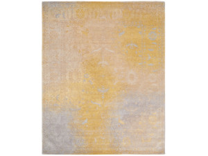 Прямоугольный ковер ручной работы из шерсти и шелка