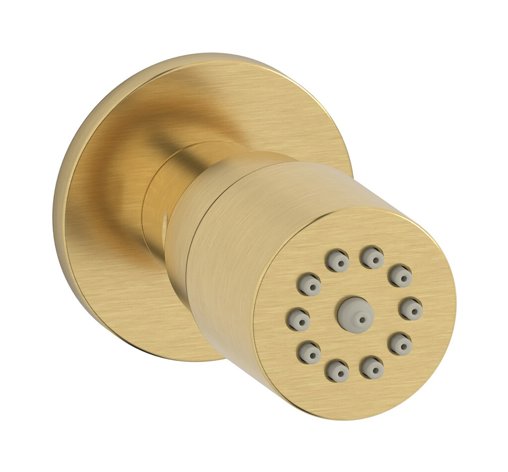 Боковая форсунка круглая WE ARE IB sh102cc Brushed Gold RICAMBI