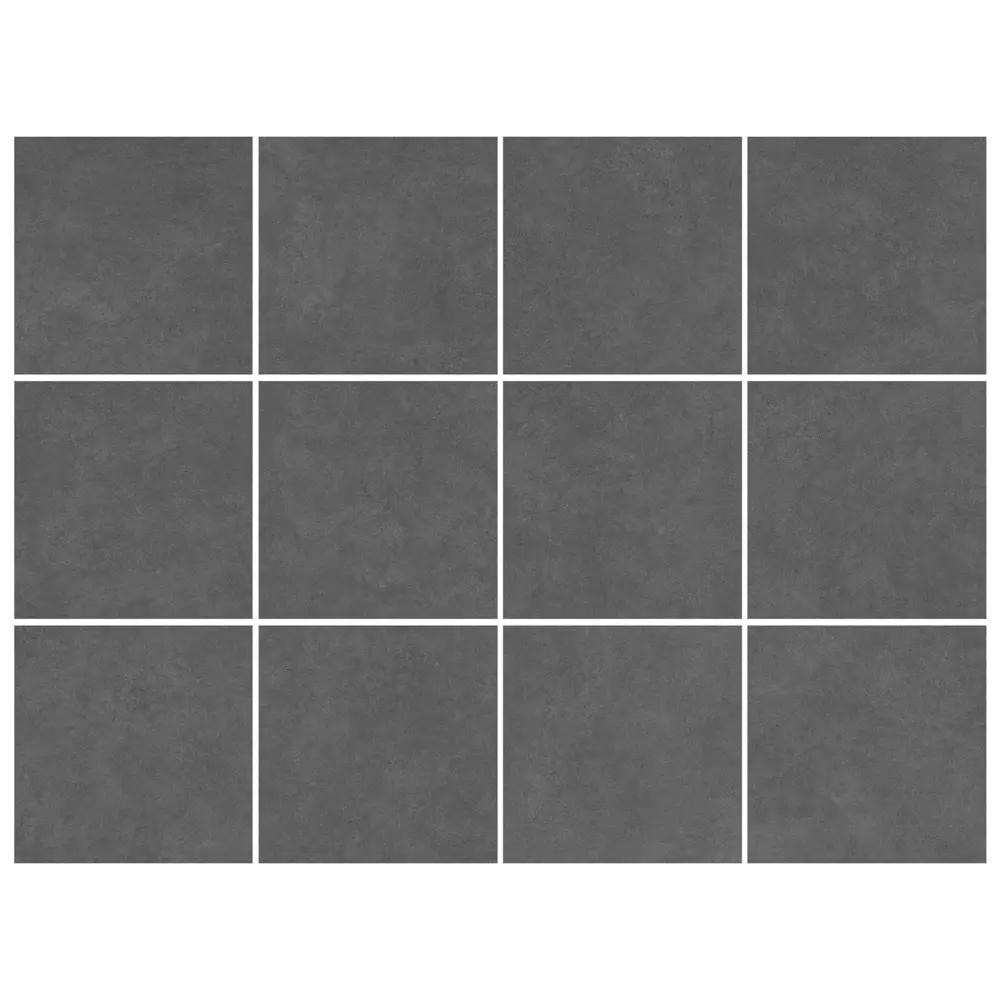 Глазурованный керамогранит Alma Ceramica Grange 20 60x60 см 1.8 м² матовый цвет темно-серый 89458926 STLM-2035104 - Вид №2