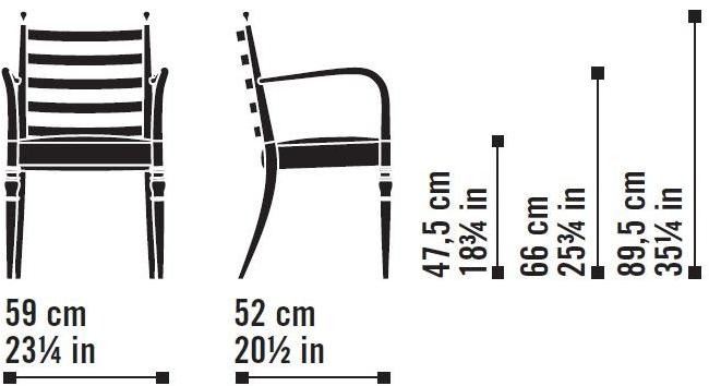 Very Wood Стул из бука с подлокотниками Century sun-id-1398800 - Вид №5