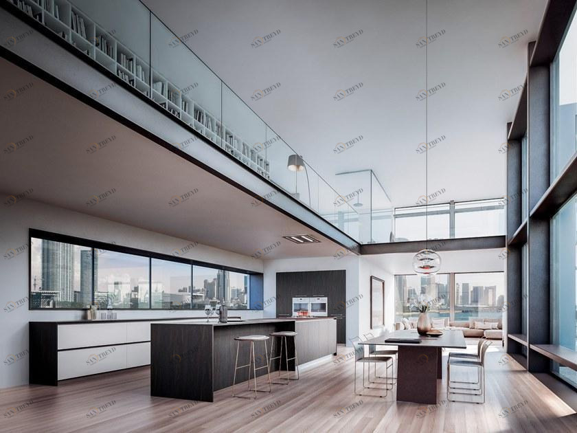 GD Arredamenti Угловая кухня с островом Space sun-id-1381073