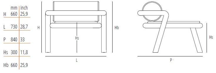 Wiener GTV Design Кресло из ткани Hold on sun-id-1399246 - Вид №10