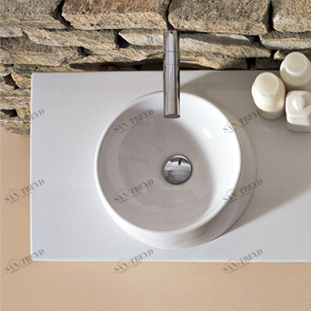 30118 Накладная раковина на столешницу  овальная Althea Ceramica 