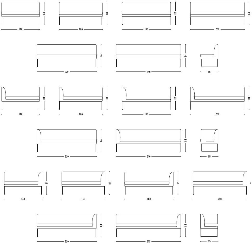 COR Угловая скамья со спинкой Mell sun-id-1434104 - Вид №5