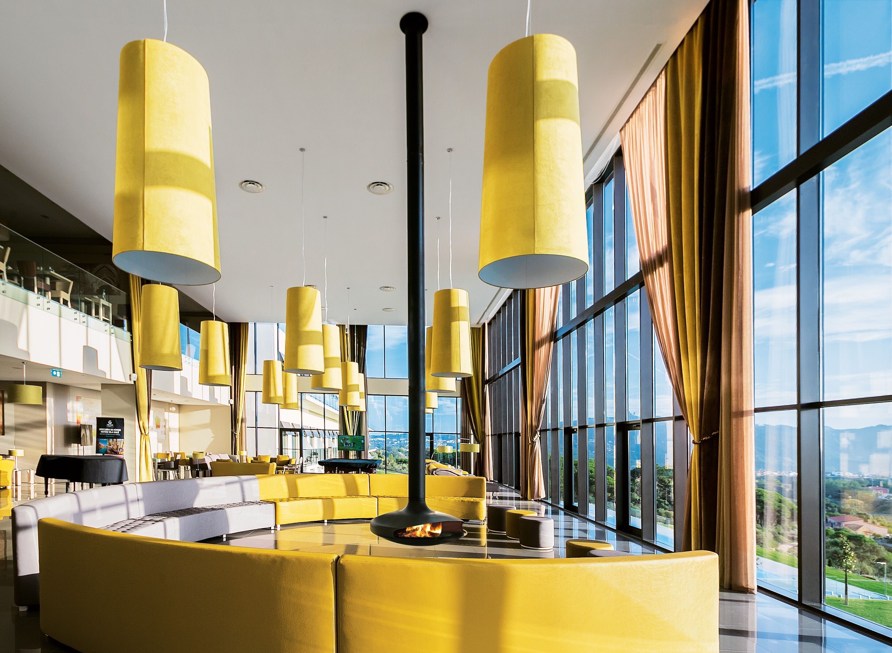 Подвесной центральный декоративный камин Focus creation Gyrofocus ARCH-00108049 - Вид №1