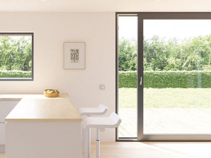 Раздвижные окна из ПВХ с двойным остеклением Schulz Italia EVO SLIDE ARCH-00002599 - Вид №2