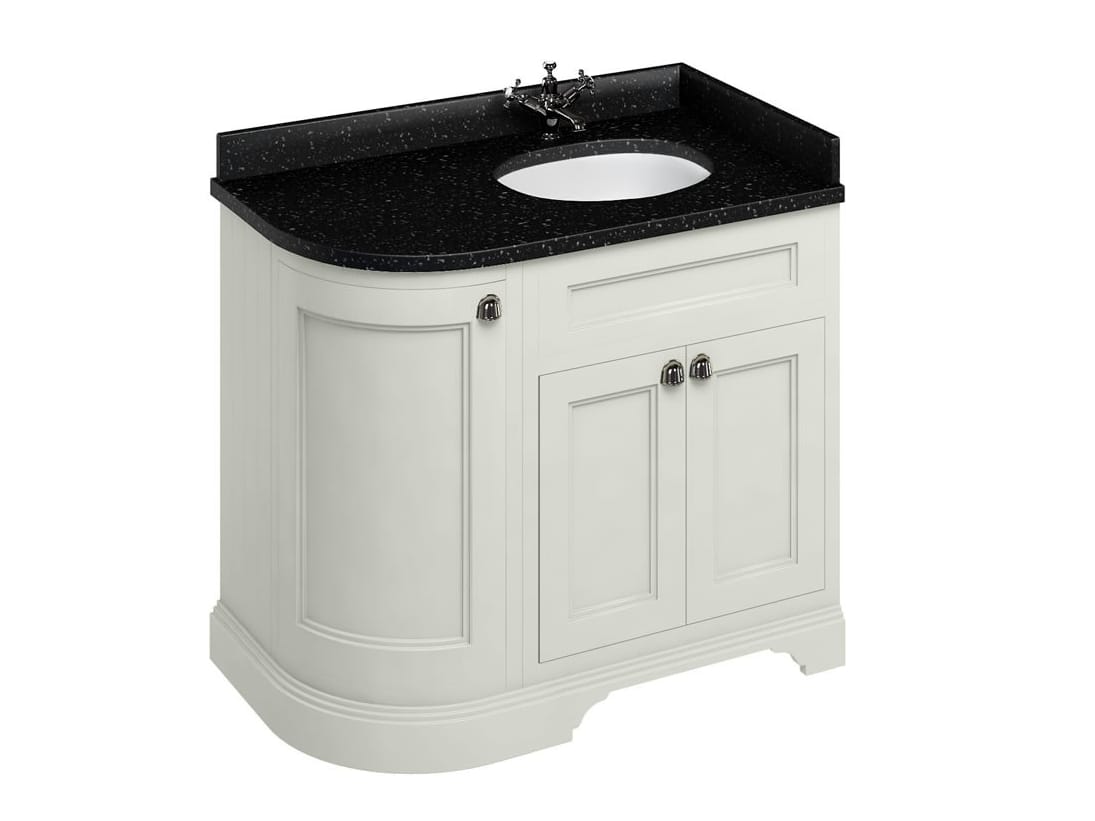 Деревянный угловой умывальник с дверцами Burlington MINERVA ARCH-00071219 - Вид №13