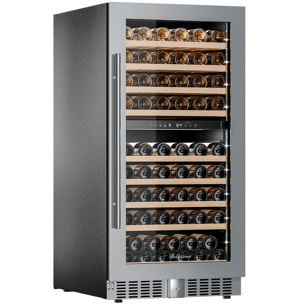 9186690 Винный шкаф Meyvel MV99PRO-KST2 серебристый STDN-0135459