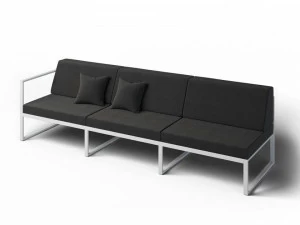 Laubo Левый 3-х местный садовый диван Formal