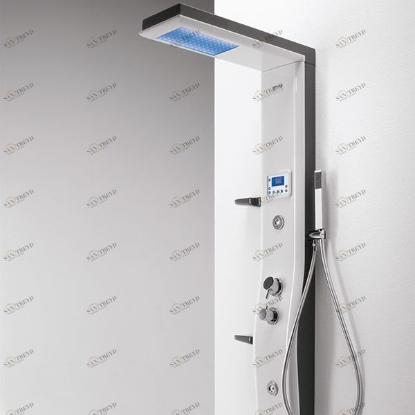 Душевая колонна Etoile White-Grey 160 см с изливом 4ETA7N0WG Gruppo Geromin