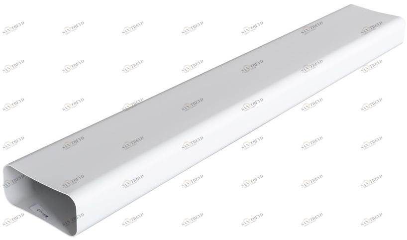 First Corporation Прямоугольная труба ПВХ для канализационной вентиляции La ventilazione Ct157b