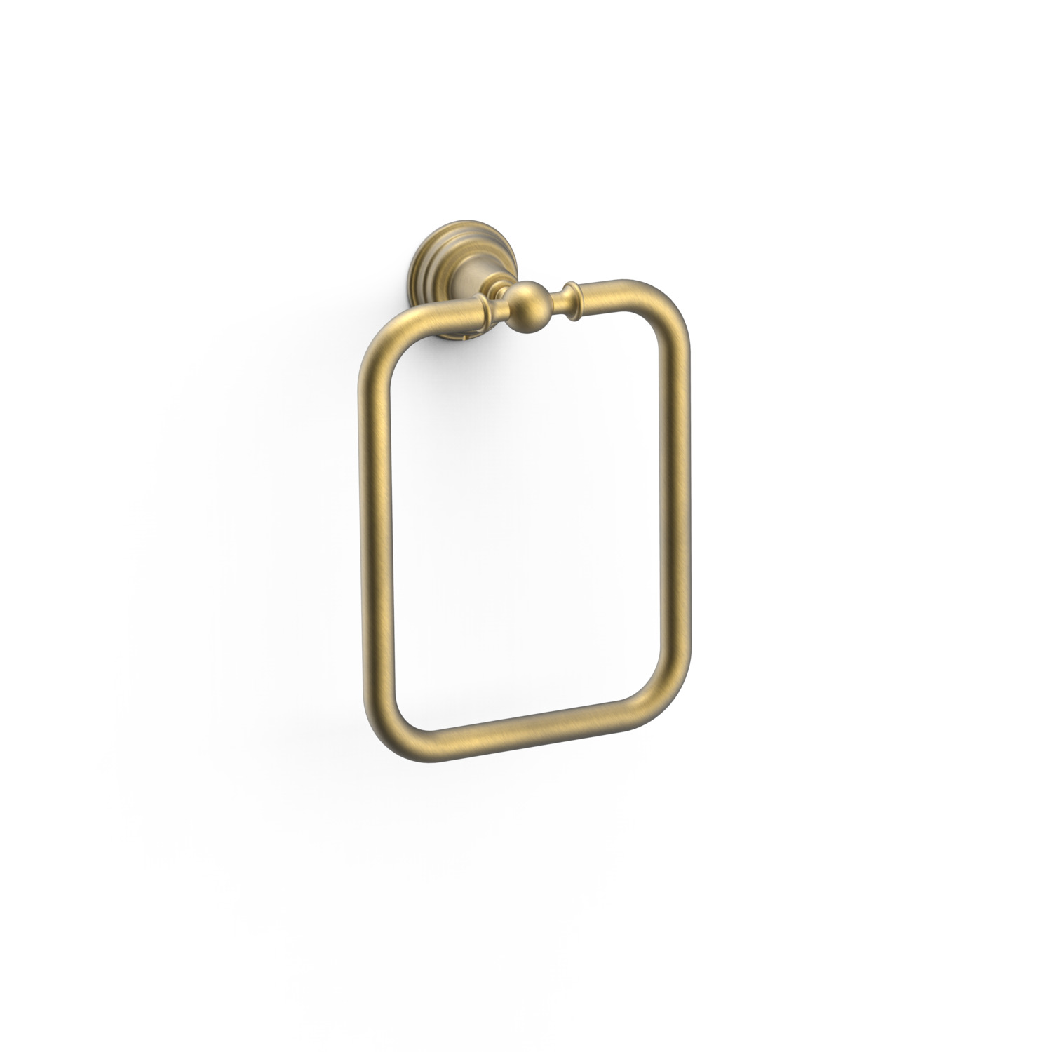 Вешалка для полотенец с квадратным кольцом-02463609LM TRES 