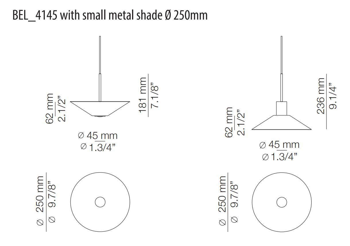 Металлический светодиодный подвесной светильник Estiluz Belt ARCH-00105269 - Вид №13