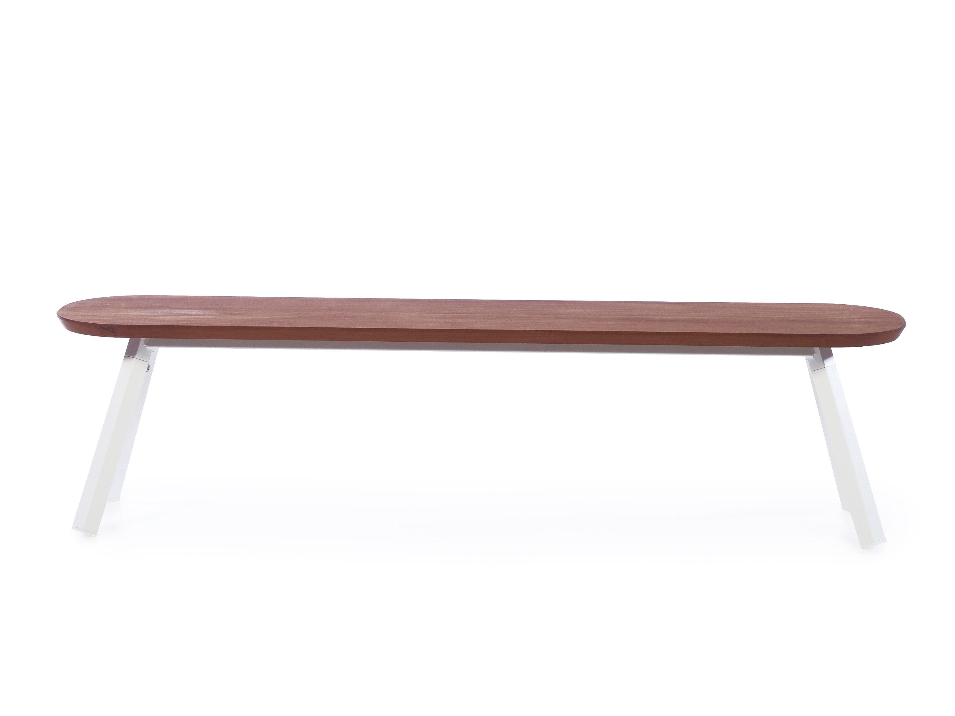 Садовая скамейка Iroko и окрашенная стальная основа RS Barcelona YOU AND ME ARCH-00089048 - Вид №20