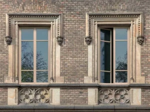 COCIF Распашное окно из дерева Slim barocco