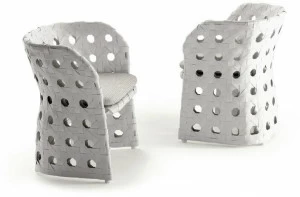 B&B Italia Outdoor Садовый стул из полиэтилена с подлокотниками Canasta