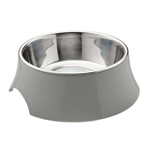 ПР0050312 Миска для собак меламиновая Atlanta серая 160мл HUNTER 