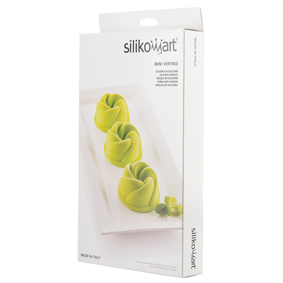 26.158.40.0065 Форма для приготовления пирожного vertigo 18 x 33,5 см силиконовая Silikomart  - Вид №7