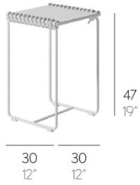 GANDIABLASCO Садовый стул из полиэстера на санках Textile sun-id-1373346 - Вид №2