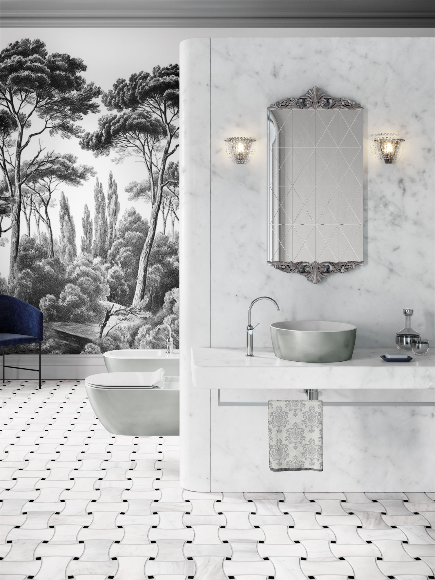 8865155 Биде подвесное  GSI ceramica  - Вид №1