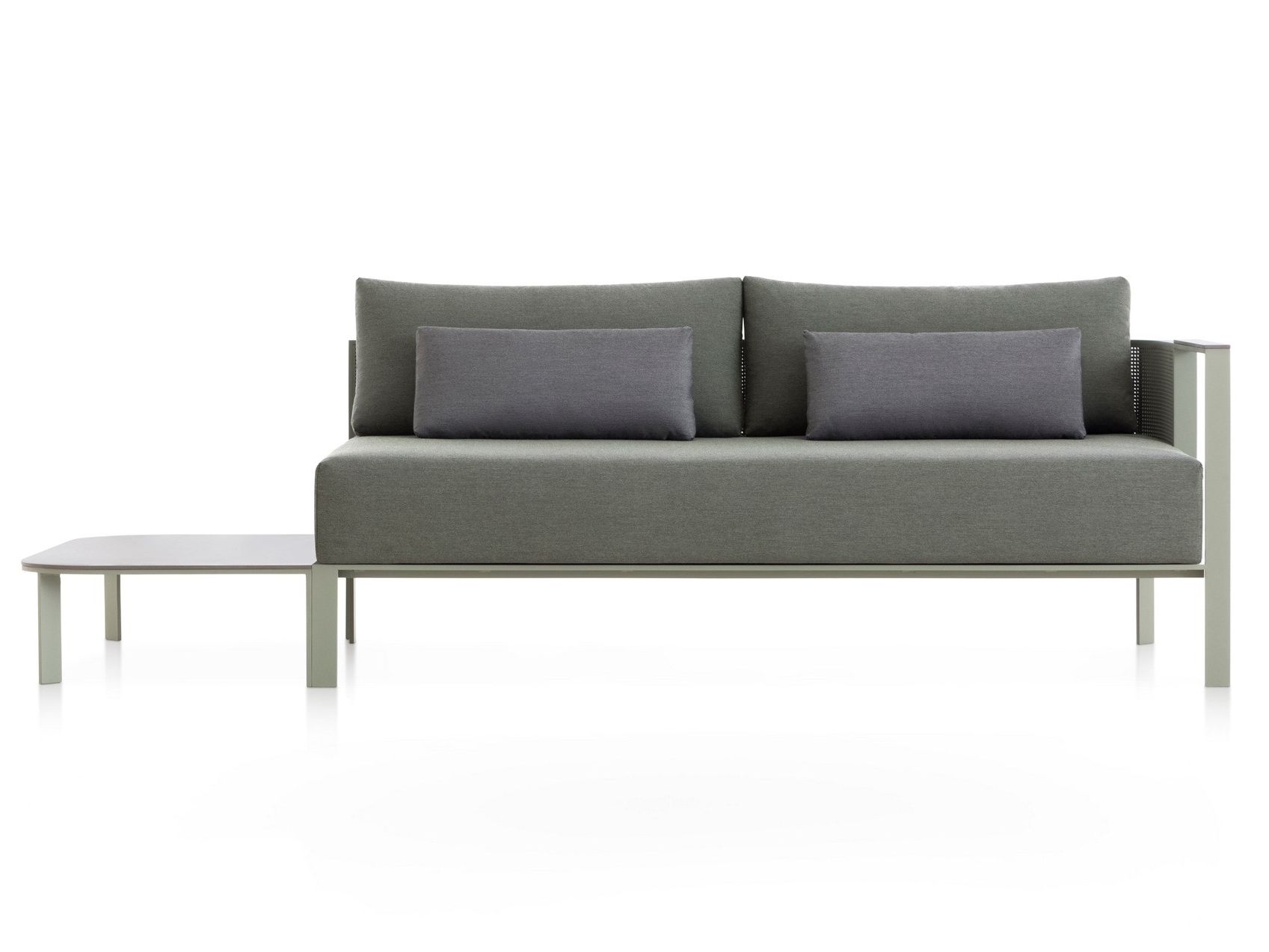 Термолаккированный алюминиевый квадратный садовый столик GANDIABLASCO Solanas ARCH-00085248 - Вид №3