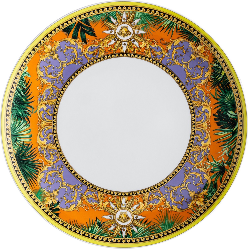 10660714 Rosenthal Versace Тарелка обеденная Rosenthal Versace Мир джунглей 28см, фарфор Фарфор 