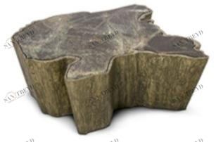 BRABBU Низкий металлический журнальный столик с мраморной столешницей sun-id-1450746