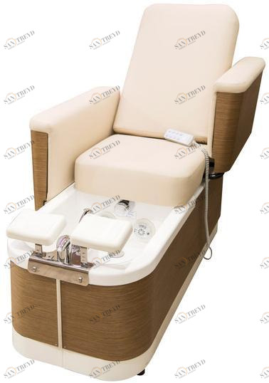 Nilo Массажное кресло для педикюра из фанерованной древесины Green prestige N8999 
