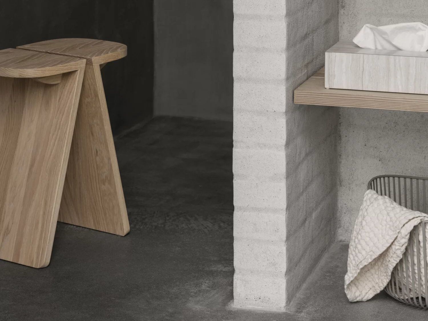 Стальная корзина для белья с порошковым покрытием blomus мода ARCH-00034043 - Вид №5