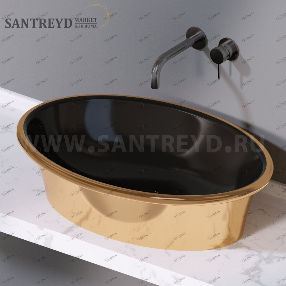 L492252 Накладная раковина на столешницу  овальная A. e T. Italia PRINCESS AeT ITALIA