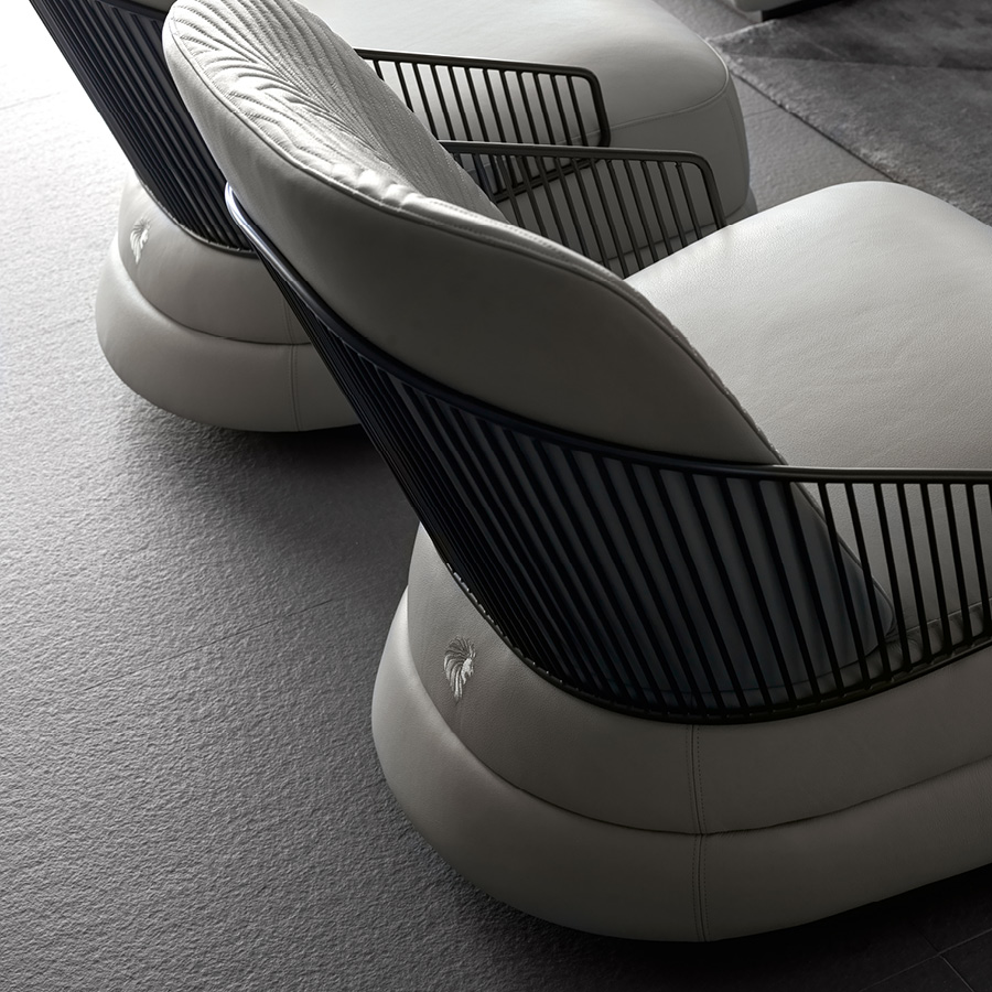 488/01 Moonlight Кресло вращающееся с подлокотниками - giorgio collection - Вид №2