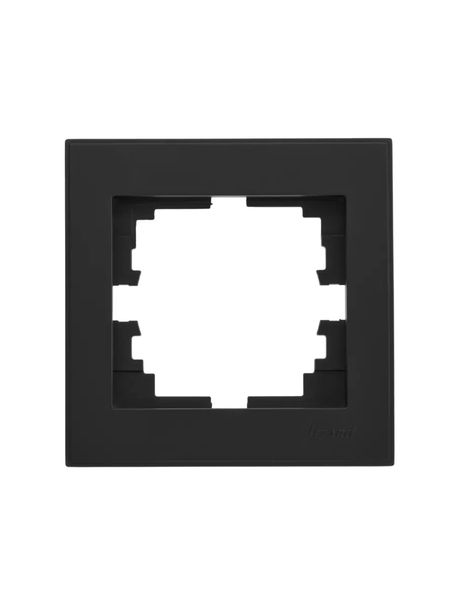 RAIN Рамка одинарная черный LEZARD 703-4242-146