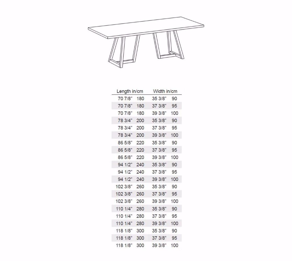 Vitamin Design Прямоугольный стол из массива дерева Margo sun-id-1353121 - Вид №4