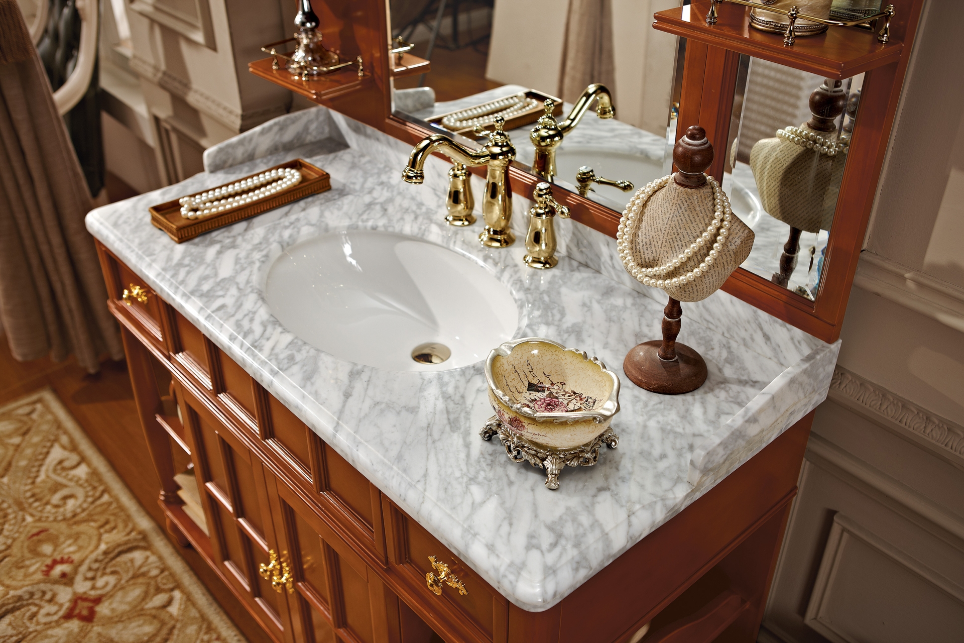 Тумба SIENA 1200 арт. TS-912-C Орех Tessoro TS912CN - Вид №1