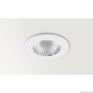 Arkos 0120-00-00-В белый мебельный светильник со стеклом встраиваемый