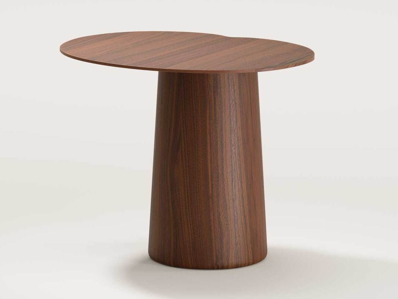 Деревянный овальный высокий журнальный столик Wewood якорь ARCH-00077687