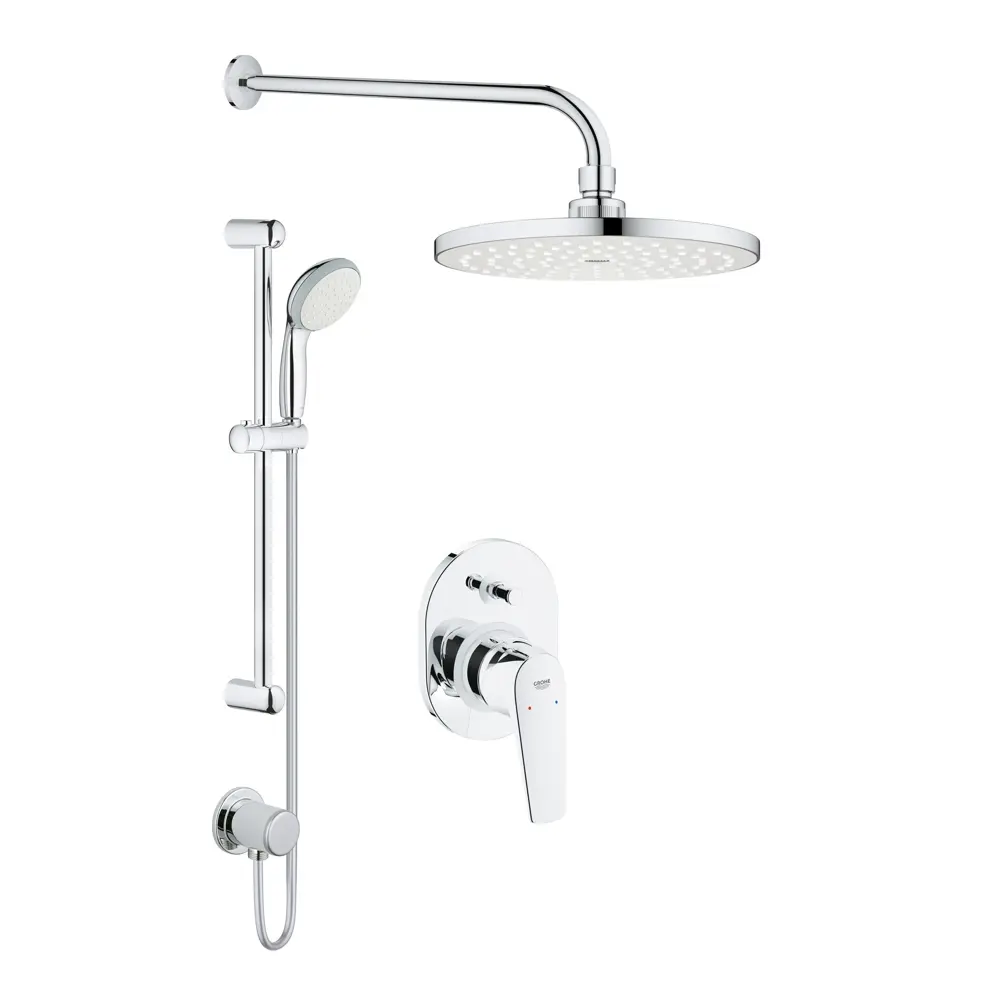 Набор душевой Grohe Bau Flow для скрытого монтажа с верхним и ручным душем 18690417 STLM-2203288  - Вид №1