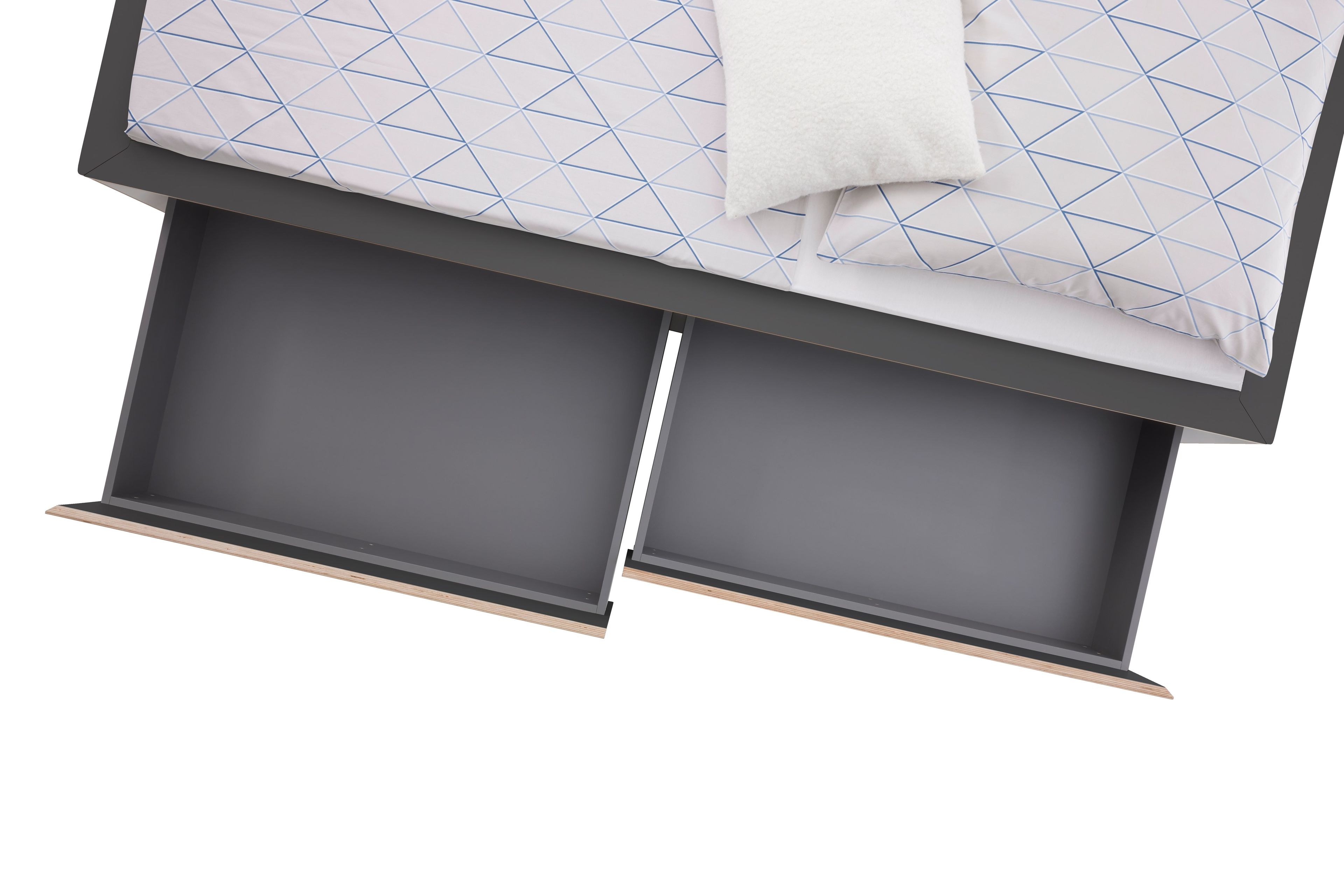 Двуспальная кровать-контейнер из многослойного материала Müller Small Living SPAZE ARCH-00061252 - Вид №16