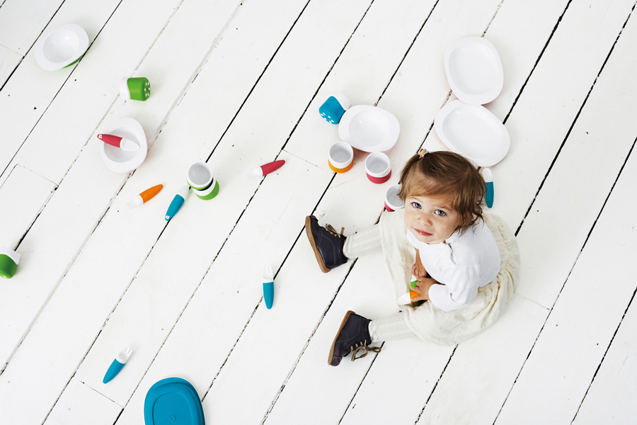 TD-6SET-B Набор столовый детский голубой FABRIKATORS  - Вид №2