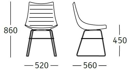 ROSSIN Санное кресло с кожаной обивкой Luc sun-id-1501109 - Вид №4