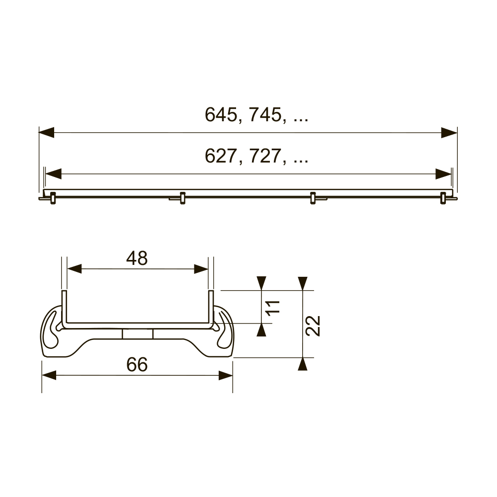 601270 Декоративные панели прямые Tece TECEdrainline - Вид №1