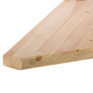 18309014 Ступень 40x900x900 мм лиственница сорт AB цельноламельная угловая