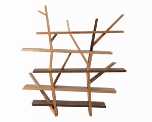 Roche Bobois Открытый книжный шкаф из массива дерева