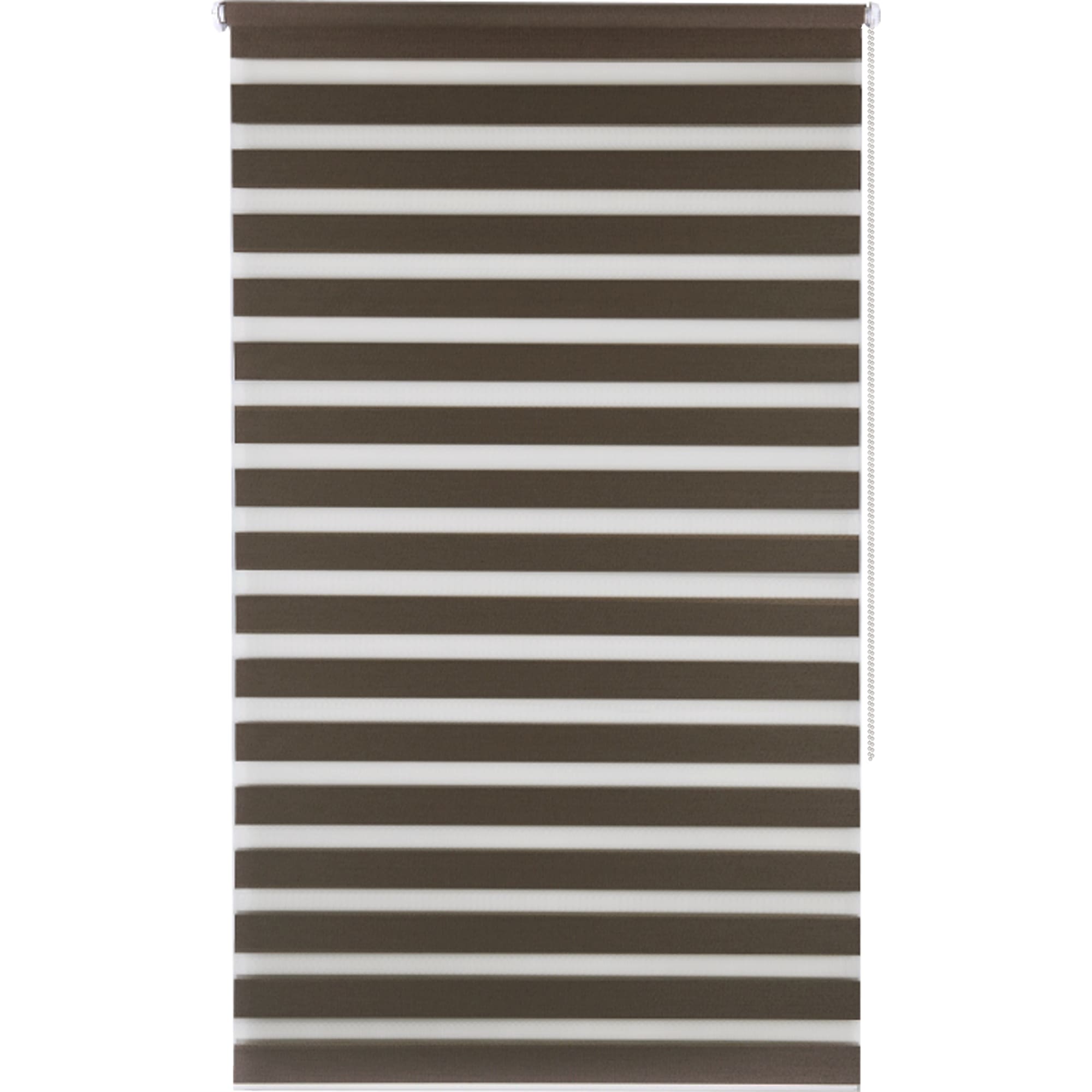 82614509 Штора рулонная день-ночь Miamoza Blackout Rain 50x160 см, цвет коричневый Santreyd 