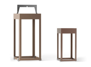 Напольная лампа из нержавеющей стали