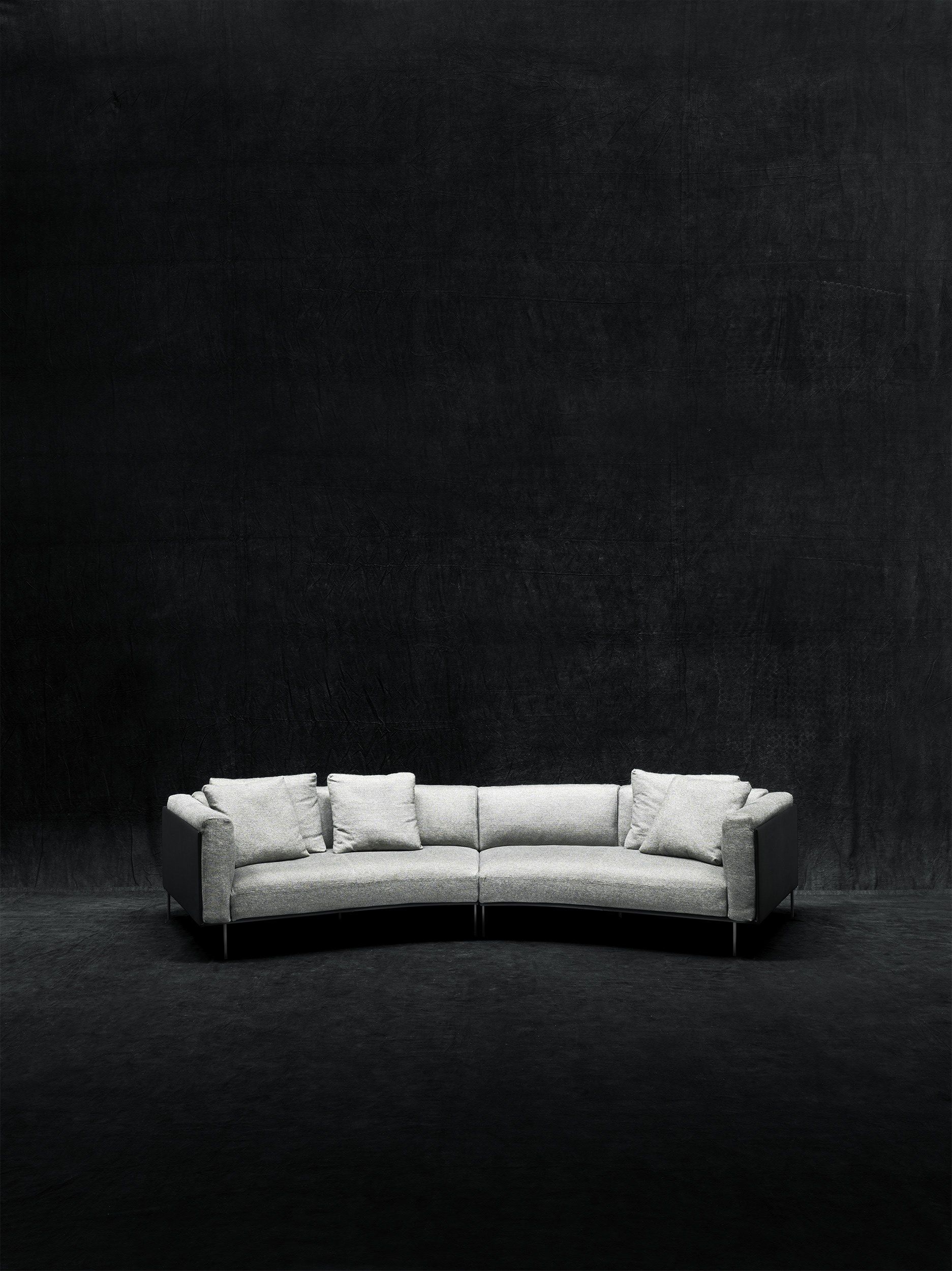 Ткань изогнутый съемный диван Living Divani Rod ARCH-00018168 - Вид №6