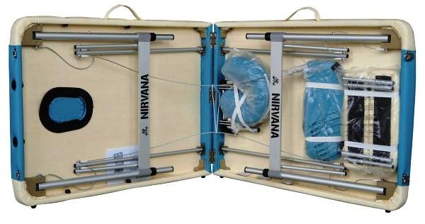 TS2010_TB Бирюзовый массажный стол NIRVANA ELEGANT DELUXE DFC  - Вид №6