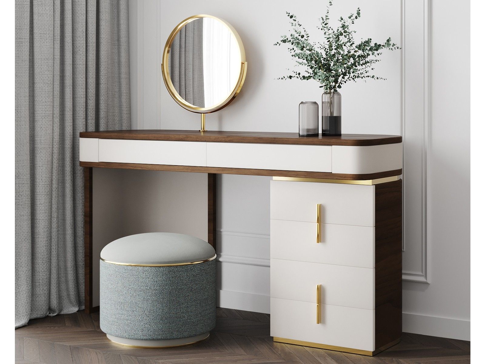 Деревянный туалетный столик ANA ROQUE INTERIORS Elegance ARCH-00151897 - Вид №1