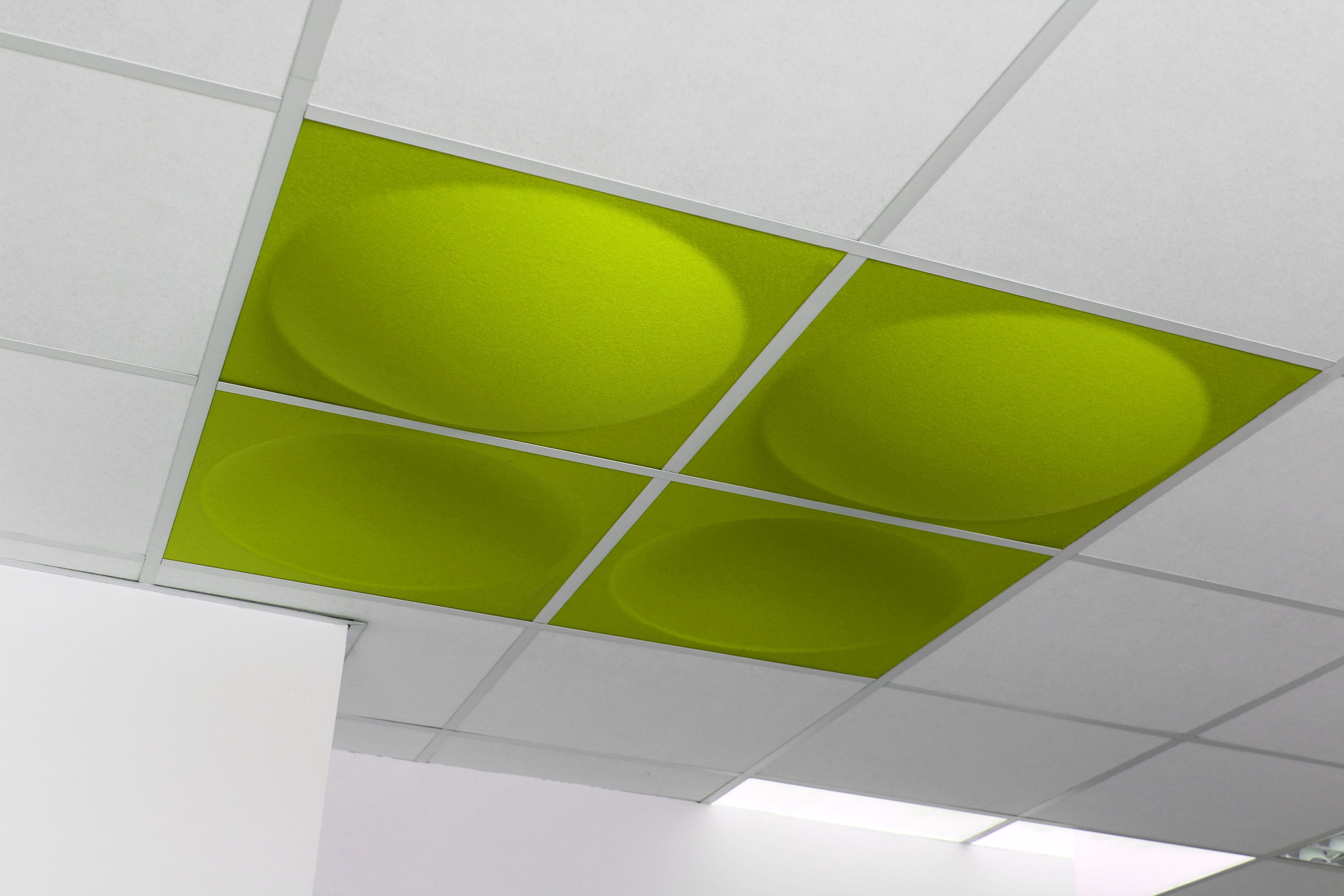 Звукопоглощающая потолочная плитка из полиэфирного волокна Slalom ECOrange ARCH-00085253 - Вид №4