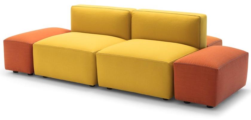 Andreu World Секционный модульный диван из ткани Dado sun-id-1371204 - Вид №3